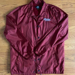 Young and Reckless Maroon Long Windbreaker Jacket